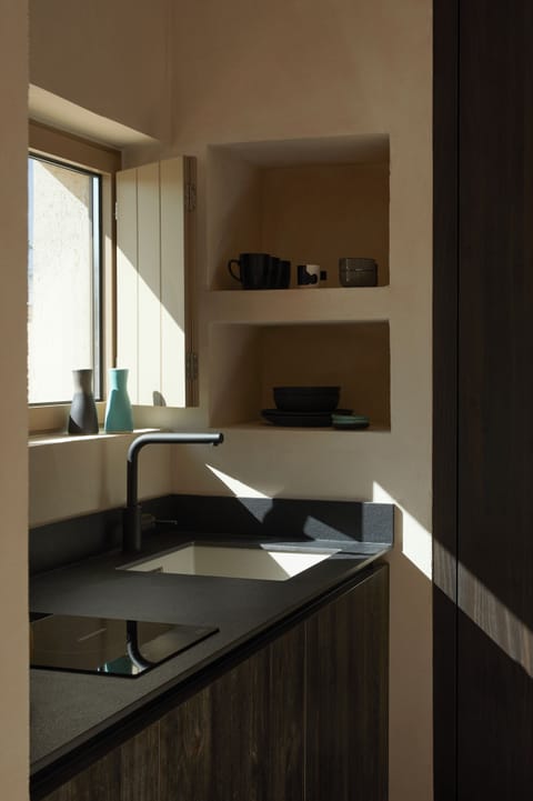 Signature Suite with Private Heated Pool (Ground Floor) | Private kitchen | Espresso maker, coffee/tea maker, electric kettle