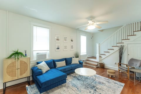 Bright and airy living space