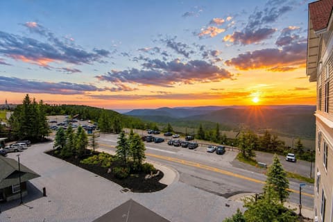 Experience Seneca Lodge 407, a fully remodeled luxury studio in the heart of the Village, where unforgettable sunsets await from your private balcony.