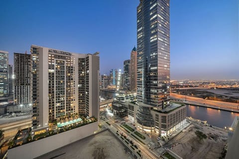 City View Suite: Stunning skyline views and vibrant city lights await you at this urban retreat!