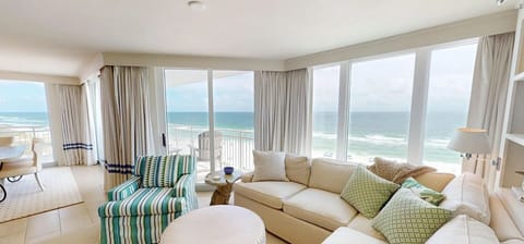 Condo, Multiple Beds (SeaSpray West 801- Gulf Front) | Living area | TV