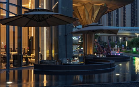 Front of property - evening/night