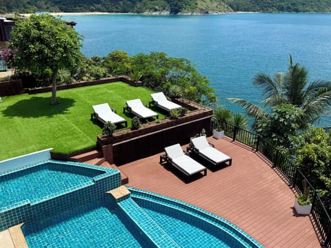 Sea view and Nai Harn Beach view from roof terrace.