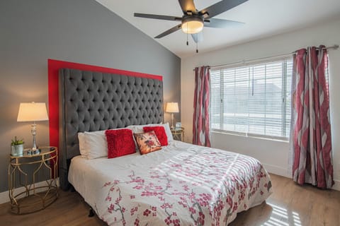 Hotel-quality linens and peaceful vibes await.