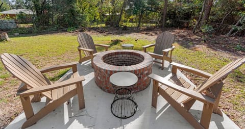 Large fire pit for the family!