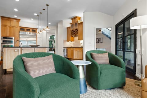 Living Room Area with Smart TV