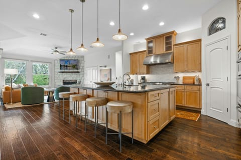 Open Concept Kitchen for Cooking and Hanging Out All at Once