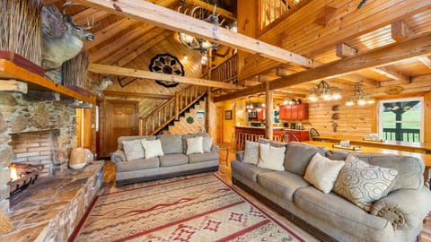 Double the comfort with two spacious sofas—perfect for gathering and relaxing