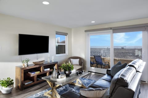 Oceanfront views from your patio and living room.