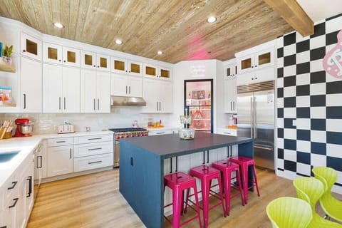 Cook up some Barbie fun with our fully stocked Chef's kitchen which features top of the line appliances!