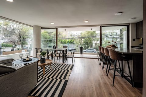 Comfort Apartment, Balcony, City View | Private kitchen | Full-size fridge, microwave, oven, stovetop