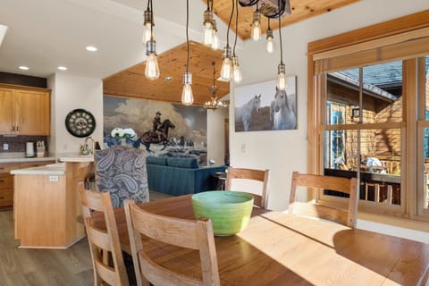 Seamlessly connected to an open floor plan.