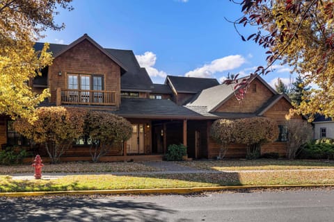 Experience the perfect blend of rustic charm and luxurious comfort in this one-of-a-kind treehouse-style home.