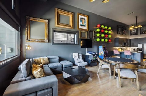 Living Room 2: Step into a space with personality! Enjoy the stylish design and comfortable seating.