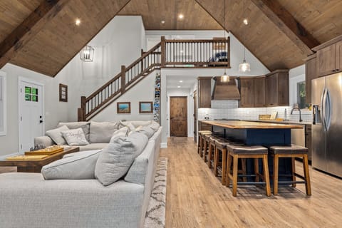 Living Room Looking Towards Loft