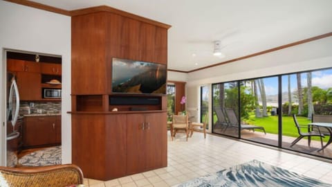 Sit back and read a book or watch TV