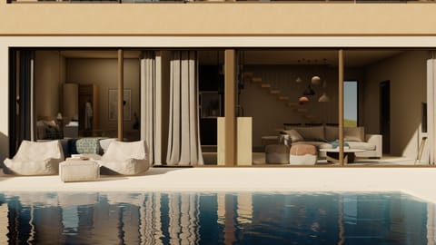 Villa, Sea View | Minibar, in-room safe, blackout drapes, soundproofing