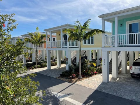 Yellow house is Mermaid cottage