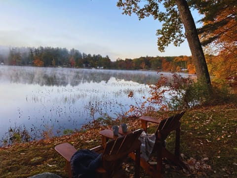 Beautiful view no matter which way you look from the private backyard. 
