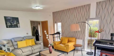 Relax in style with comfy seating and plenty of natural light