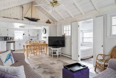 Cozy living room with TV