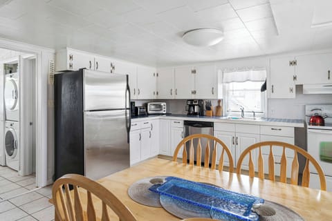 Dining area and kitchen