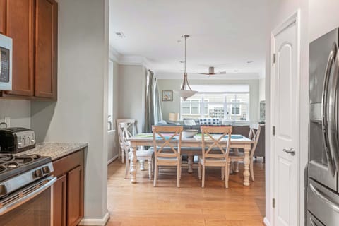 Dining table with seating for 6