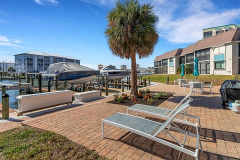 Lounge seating and dining tables are available on a first-come, first serve basis, along with the community grill.