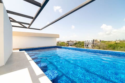Relax and unwind with a rooftop dip