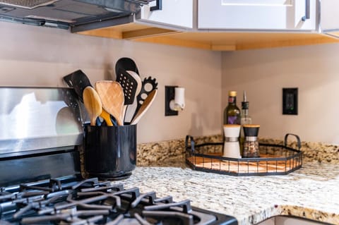 Essential utensils and condiments, ready for every meal.