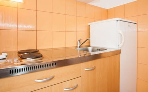 Apartment (One Bedroom Apartment with Balcony 3) | Private kitchen | Fridge