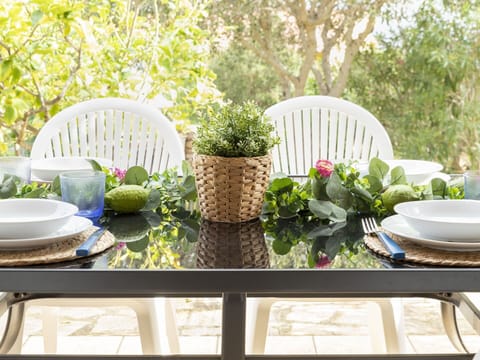Building, Plant, Furniture, Table, Chair, Window, Shade, Tree, Orange, Outdoor Furniture