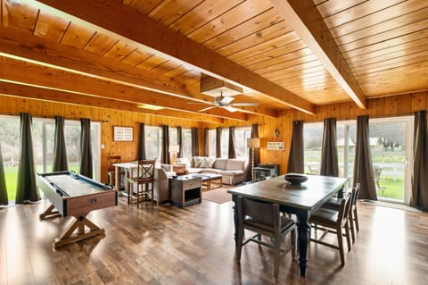 House, 3 Bedrooms, Patio | Living area | 55-inch flat-screen TV with satellite channels, TV