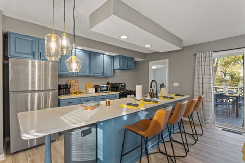 Fully equipped kitchen with ample storage