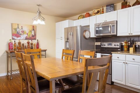 All stainless appliances.