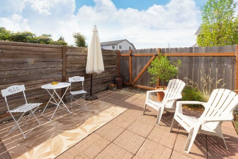 Catch sun some or open the umbrella for some shade.