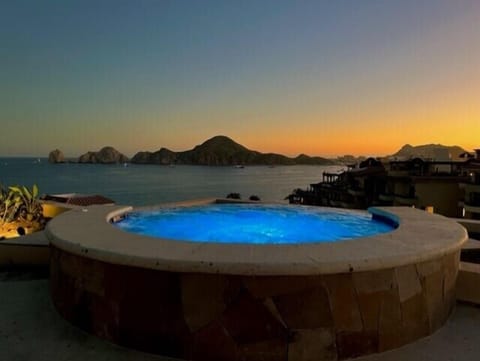 Enjoy the sunset from your own private "Hot Tub"