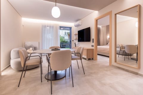 Luxury Apartment, City View | Living area