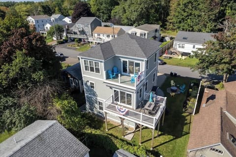 Aerial of the house