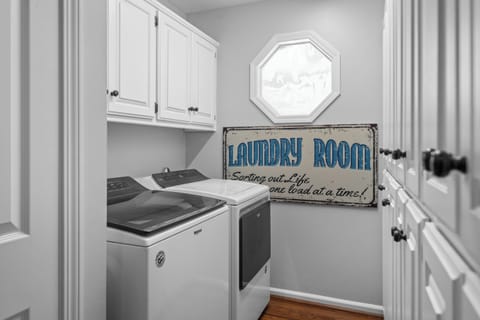 The Laundry Room is off of the Butler's Pantry if needed.