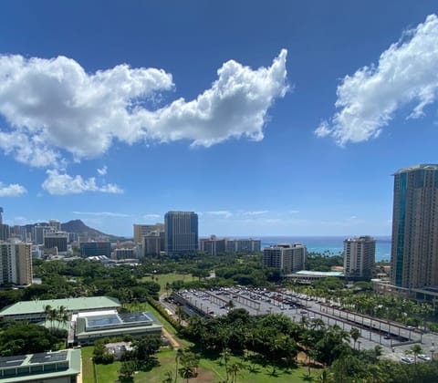 View from private balcony