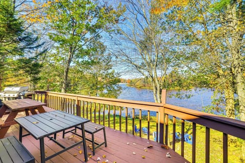 Pocono Lake Vacation Rental | 3BR | 3BA | 1,528 Sq Ft | 2 Steps Required