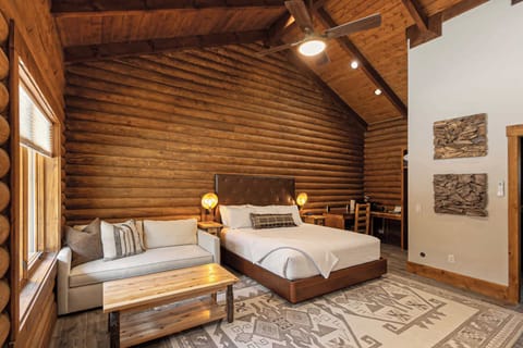 Whole-Log Construction with Cathedral Ceilings