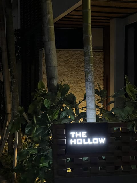 The Hollow at night