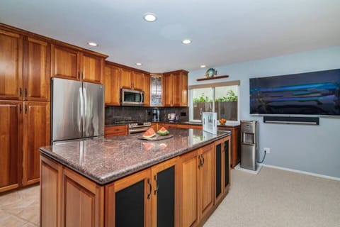 Upgraded kitchen equipped with the necessities