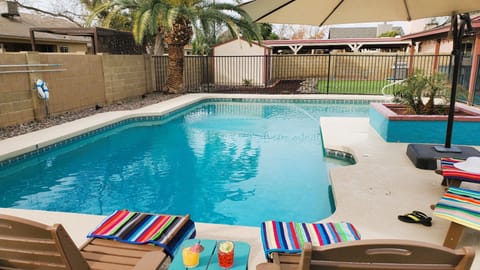 Relax and soak up the sun in your sparkling pool