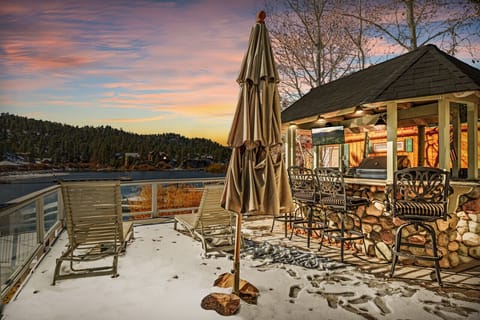 Barbecue, or relax and watch the sunset this Winter.