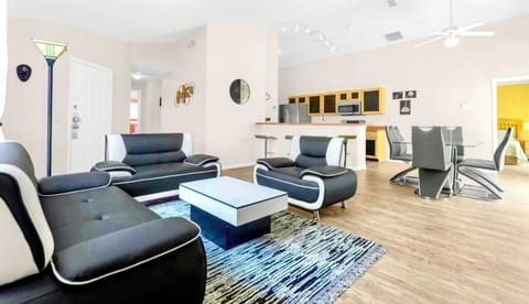 An open plan living space ideal for a larger gathering of guests