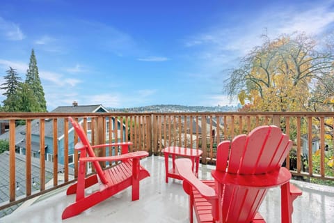 Lake view from private deck off the master bedroom!