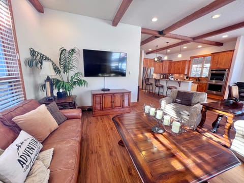 Large flat-screen smart TV